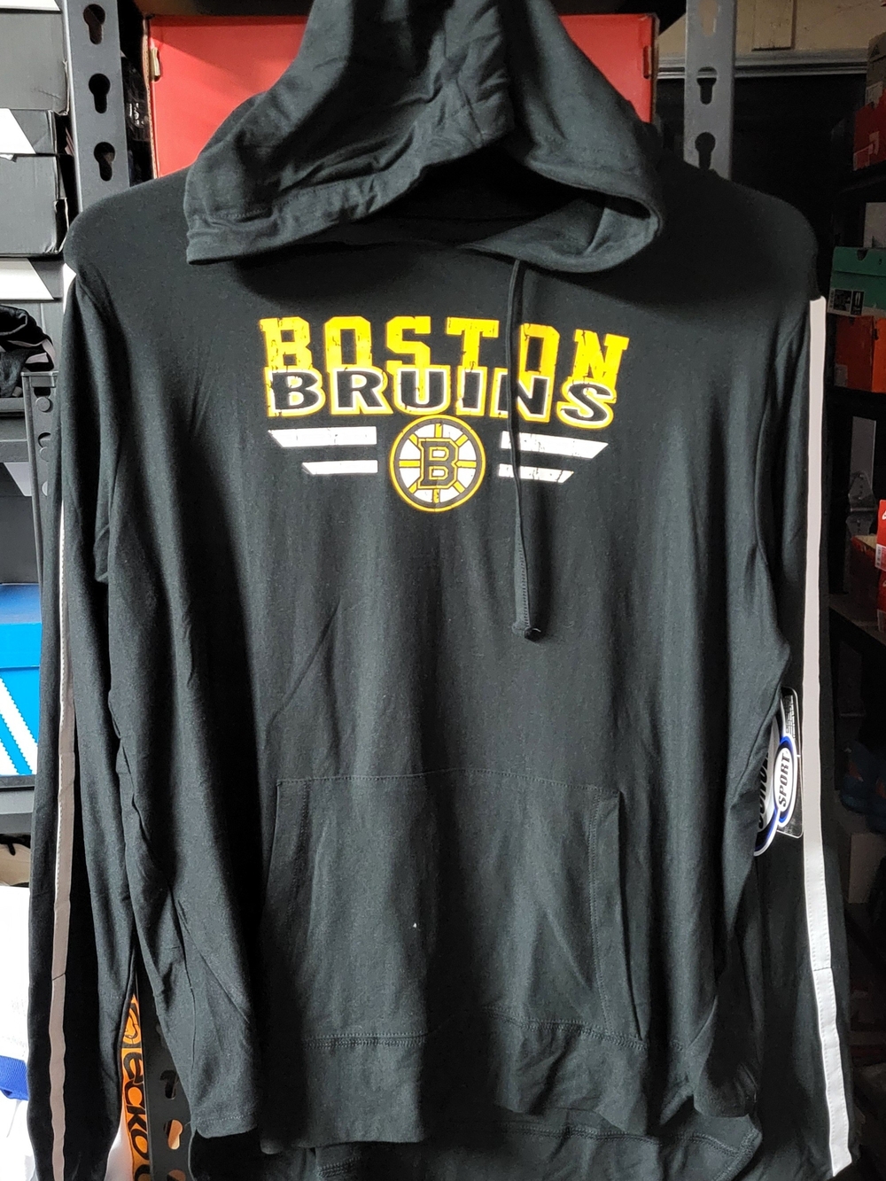 *NEW* NHL Boston Bruins Hoodie Sweatshirt Sport Concepts Size XL